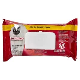 Sani Professional® Table Turner Cleaning Wipe 72 Count/Pack 12 Packs/Case
