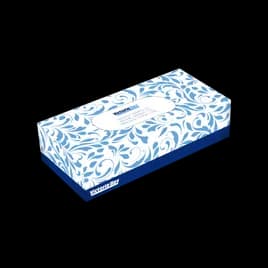 Victoria Bay Facial Tissue 6.5X8 IN 2PLY White Flat Box 100 Sheets/Pack 30 Packs/Case 3000 Sheets/Case