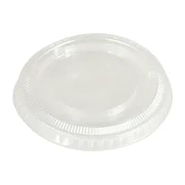 Victoria Bay Lid Flat PET Clear Round For 1.5-2-2.5 OZ Souffle & Portion Cup 50 Count/Pack 50 Packs/Case 2500 Count/Case