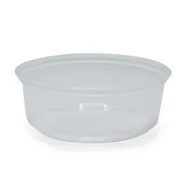 Victoria Bay Deli Container Base 8 OZ PP Clear Round Microwave Safe 50 Count/Pack 10 Packs/Case 500 Count/Case