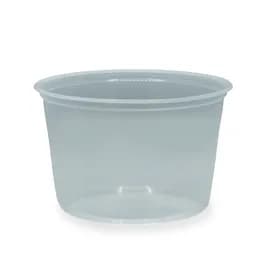Victoria Bay Deli Container Base 16 OZ PP Clear Round Microwave Safe 50 Count/Pack 10 Packs/Case 500 Count/Case