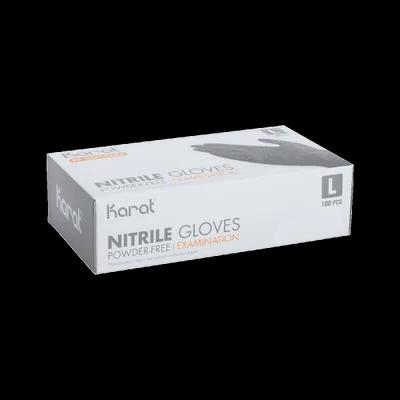 Karat® Gloves Large (LG) Black Nitrile Powder-Free 1000/Case