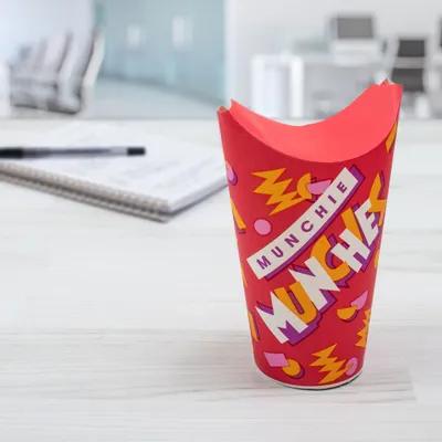 Solo® Munchie Cup® French Fry Cup & Scoop 6.927X2.5245 IN Treated Paper Closing Tabs Grease Resistant 50 Count/Pack 20 Packs/Case