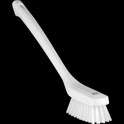 Vikan® Cleaning Brush 16.54 IN PP Polyester White Long Handle Hard Narrow 1/Each