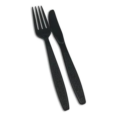 Victoria Bay 2PC Cutlery Kit PS Black Extra Heavy With Fork,Knife 250/Case