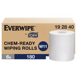 Everwipe® Chem-Ready Cleaning Wipe Refill 12X5.25 IN 180 FT 1 White Embossed Roll 180 Count/Roll 6 Rolls/Case