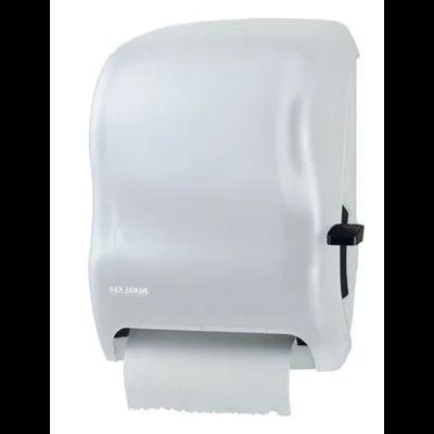 San Jamar Paper Towel Dispenser Plastic White Lever Dispensed High Capacity Classic 1/Each