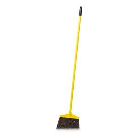 Multi-Purpose Broom 56IN Yellow Gray Metal PP Vinyl Coated With 10.5IN Head Angled 1/Each