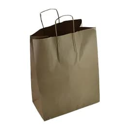 Victoria Bay Shopper Bag 13X7X17 IN Paper Kraft With Handle 250/Case