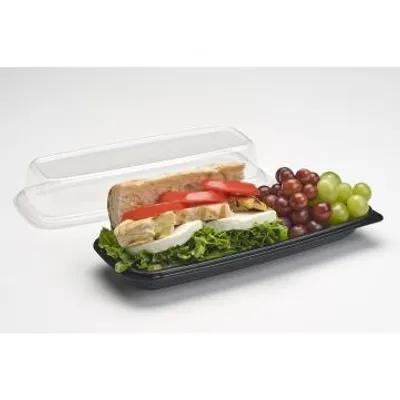 Lid Dome 11.25X4.18X1.83 IN PET Clear Rectangle For Hoagie & Sub Container 300/Case
