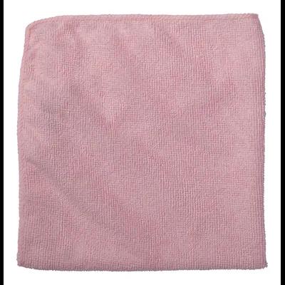 Cleaning Cloth 16X16 IN Microfiber Red 1/Each