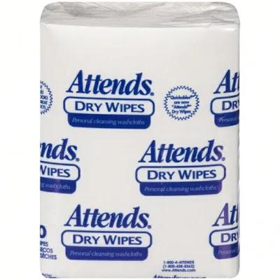 Attends® Dry Wipe 10X13 IN Synthetic Fiber 50 Sheets/Pack 20 Packs/Case