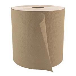 Roll Paper Towel 7.8IN 800 FT Kraft Embossed Standard Roll 2IN Core Diameter 6 Rolls/Case