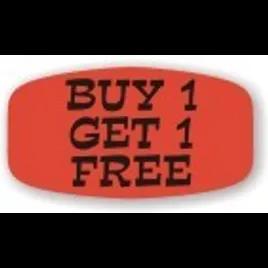 Buy 1 Get 1 Free Label Dayglo 1000/Roll