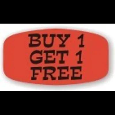Buy 1 Get 1 Free Label Dayglo 1000/Roll