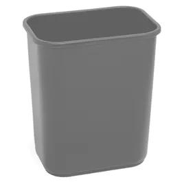 Trash Can 14.5X10.5X15 IN 28.125 QT Gray Rectangle Plastic 1/Each