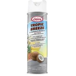 Claire Air Freshener & Deodorizer Tropic Breeze Aerosol 20 FLOZ 12/Case