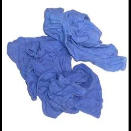 Cleaning Towel 25 LB Blue Reclaimed Textile 1/Case