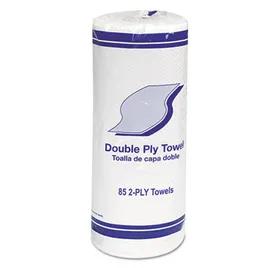 GEN Household & Kitchen Roll Paper Towel 11 IN 2PLY White 85 Sheets/Roll 30 Rolls/Case 2550 Sheets/Case