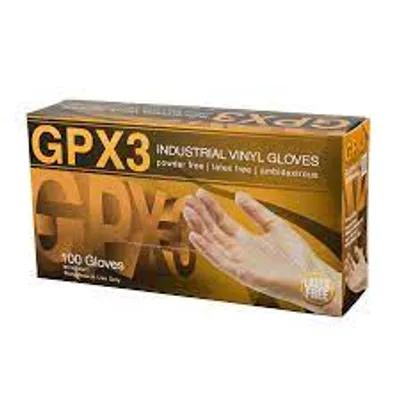 Gloves Medium (MED) Vinyl Disposable Powder-Free 100 Count/Pack 10 Packs/Case 1000 Count/Case