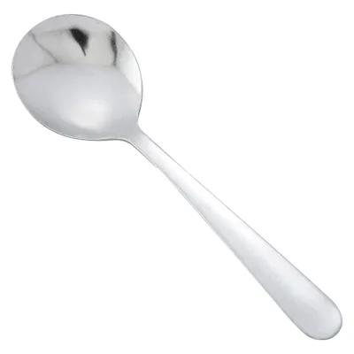 Windsor Bouillon Spoon 6X1.625 IN 18/0 Stainless Steel Medium Weight Silver 12/Dozen