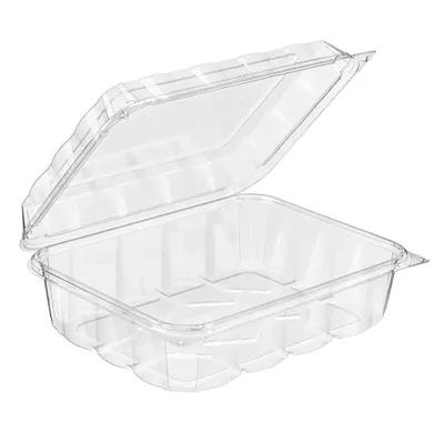 Essentials Take-Out Container Hinged With Dome Lid 9X7X3 IN PET Clear Rectangle 132/Case