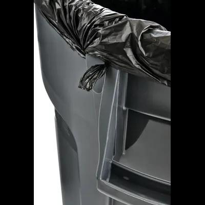 Brute® 1-Stream Trash Can 32.87X26.38X33.19 IN 55 GAL 220 QT Gray Round Resin Self-Venting Stationary Food Safe 1/Each