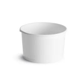 Food Container Base 8 OZ Paper White 500/Case