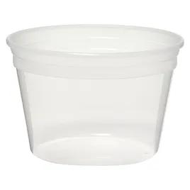 Deli Container Base 16 OZ PP Clear Round 500/Case