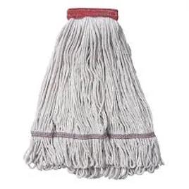 Mop Head Small (SM) 12 OZ Natural Cotton Rayon Synthetic Fiber Non-Antibacterial Looped 12/Case