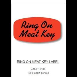 Ring on Meat Label Dayglo 1000/Roll