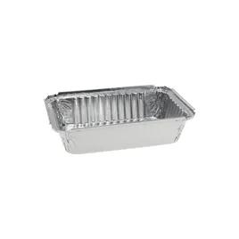 Take-Out Container Base 7.9X5.4X1.8 IN Aluminum Silver Oblong 400/Case