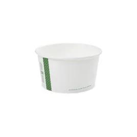 Soup Food Container 12 OZ Paper White Round 1/Case