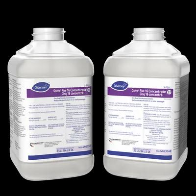 Oxivir® Five 16 One-Step Disinfectant 2.5 L Multi Surface Liquid Concentrate Accelerated Hydrogen Peroxide (AHP®) 2/Case