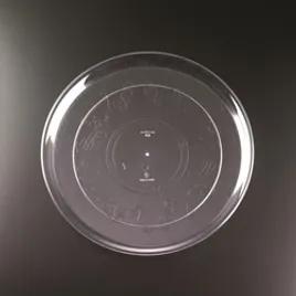 Catering Tray 16 IN Plastic Clear Round 25/Case