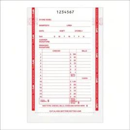 PermaLok Till Cash Control Bag 8.75X5.75 IN Clear 1000/Case