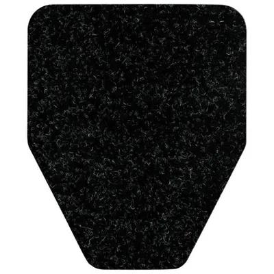 WizKid Urinal Floor Mat 20.5X16.75 IN Black Diamond Cut 12/Pack