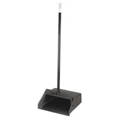 Lobby Dust Pan 36 IN Black Plastic Pivoting 1/Each