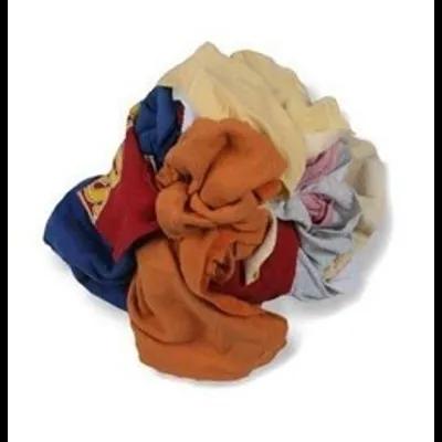 Cleaning Rag 25 LB Assorted Reclaimed Textile 60/Case