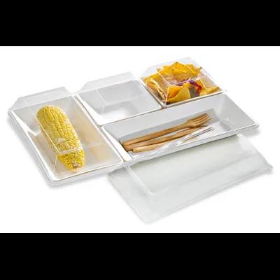 Lid Dome 6.69X5.11X1.1 IN PET Clear Rectangle For Plate 100 Count/Pack 1 Packs/Case 100 Count/Case