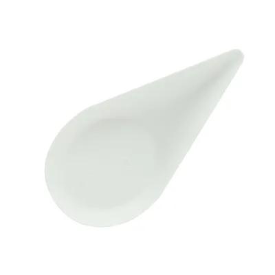 Bionchic Dish 4.1X1.9X1.15 IN Sugarcane White Teardrop 30 Count/Pack 10 Packs/Case 300 Count/Case