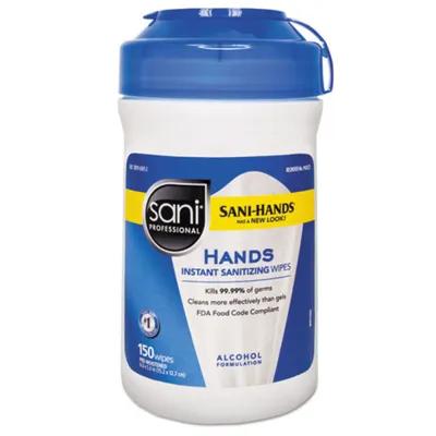 Sani Professional® Hands Hand Sanitizer Wipe 70% Ethyl Alcohol 12/Case