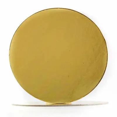 Cake Circle 9 IN Paperboard Gold 100/Case