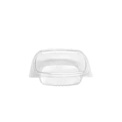 Deli Container Hinged 12 OZ RPET Clear 200/Case