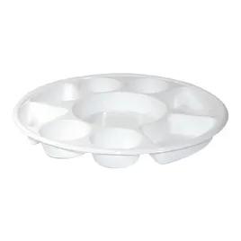 Plate 9 Compartment Plastic Round 200/Case