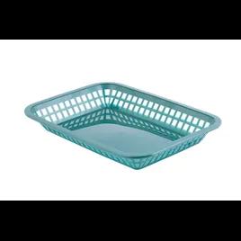 Basket 10.75X7.75X1.50 IN Plastic Forest Green Rectangle 36/Case