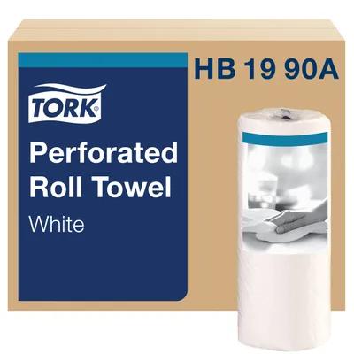 Household & Kitchen Roll Paper Towel 8.625X11 IN 60.375 FT 2PLY White Standard Perforated Embossed 84 Sheets/Roll 30 Rolls/Case