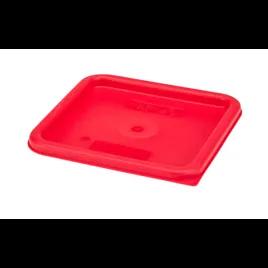 Lid 9X9 IN 6-8 QT Red PE Dishwasher Safe 6/Case