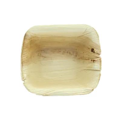 Take-Out Container Base 2.5X2.5X1.3 IN Palm Leaf Square 50 Count/Pack 6 Packs/Case 300 Count/Case