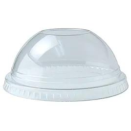 Lid Dome PET Clear For Cup With 1IN Hole 1000/Case